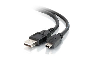 6.6FT USB 2.0 A MALE - MINI-B MALE CABLE - BLACK by Legrand AV (C2G) 6.6FT USB 2.0 A MALE - MINI-B MALE CABLE - BLACK by Legrand AV (C2G)
