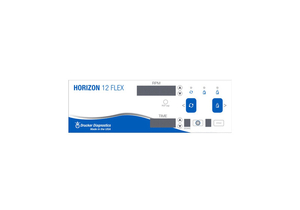 FRONT PANEL LABEL FOR HORIZON 12 FLEX by Drucker Diagnostics, Inc. (formerly QBC Diagnostics)