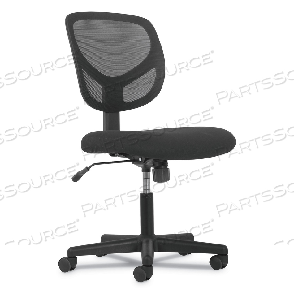 1-OH-ONE MID-BACK TASK CHAIRS, SUPPORTS UP TO 250 LB, 17" TO 22" SEAT HEIGHT, BLACK 