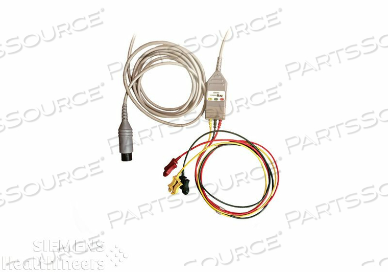 10FT METALIC ECG CABLE SET FOR PET/CT SCANNER by Siemens Medical Solutions