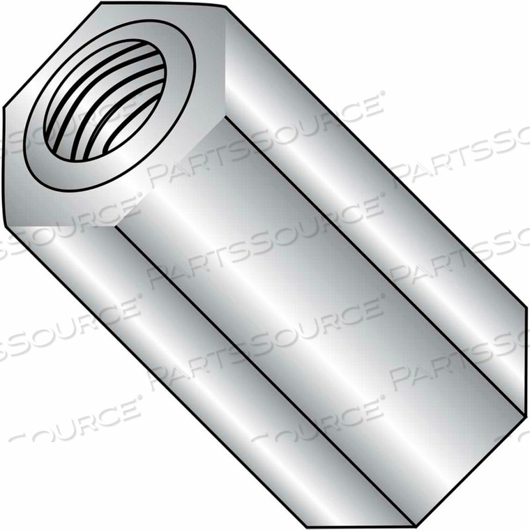 4-40X1/4 ONE QUARTER HEX FEMALE STANDOFF STAINLESS STEEL, PKG OF 500 by Kanebridge Corporation