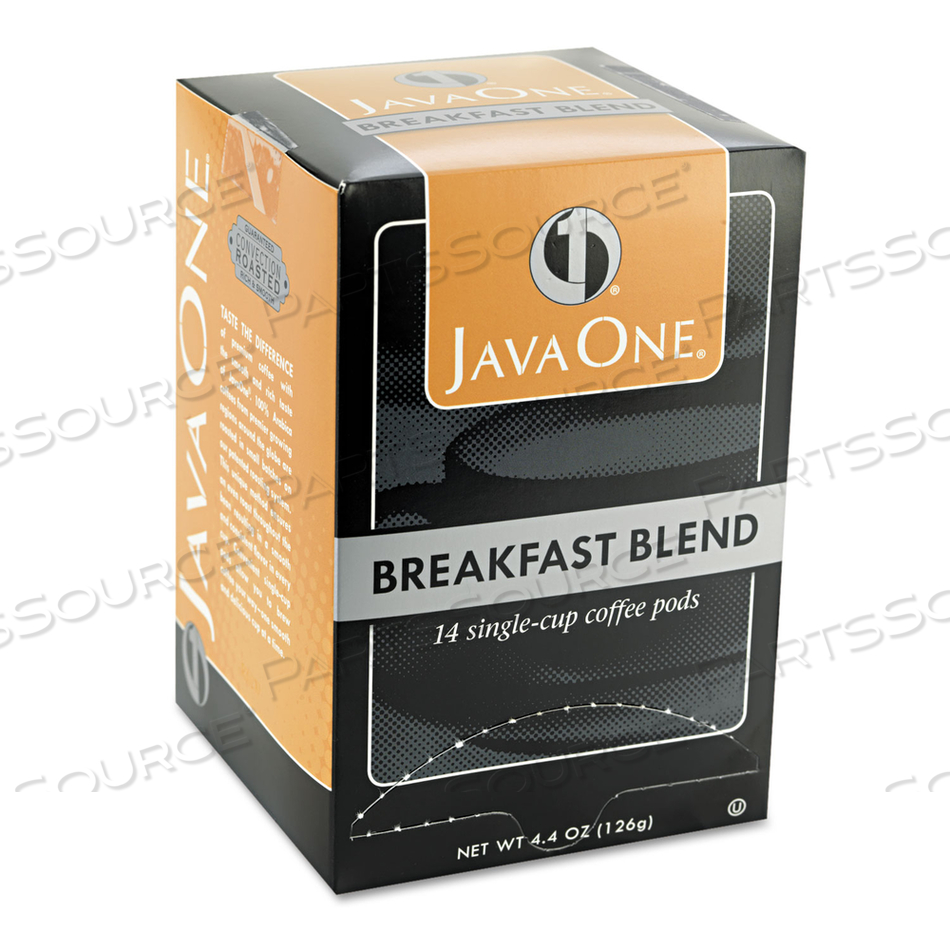 COFFEE PODS, BREAKFAST BLEND, SINGLE CUP by Java One COFFEE PODS, BREAKFAST BLEND, SINGLE CUP by Java One
