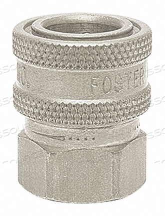 SS303 SOCKET STRAIGHT 1/2 FPT by Foster