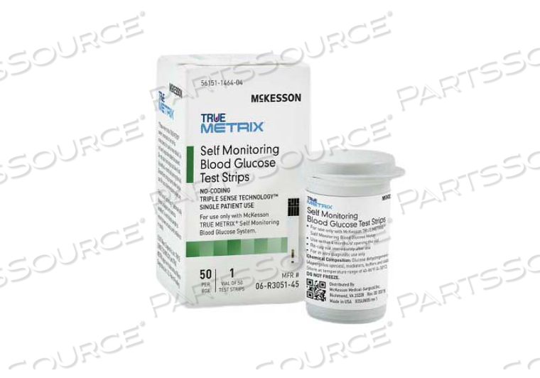 TRUE METRIX® BLOOD GLUCOSE TEST STRIPS (50 PER BOX) by McKesson TRUE METRIX® BLOOD GLUCOSE TEST STRIPS (50 PER BOX) by McKesson
