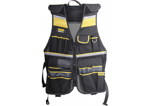 TOOL VEST UNIVERSAL WAIST BLACK/YELLOW by Stanley