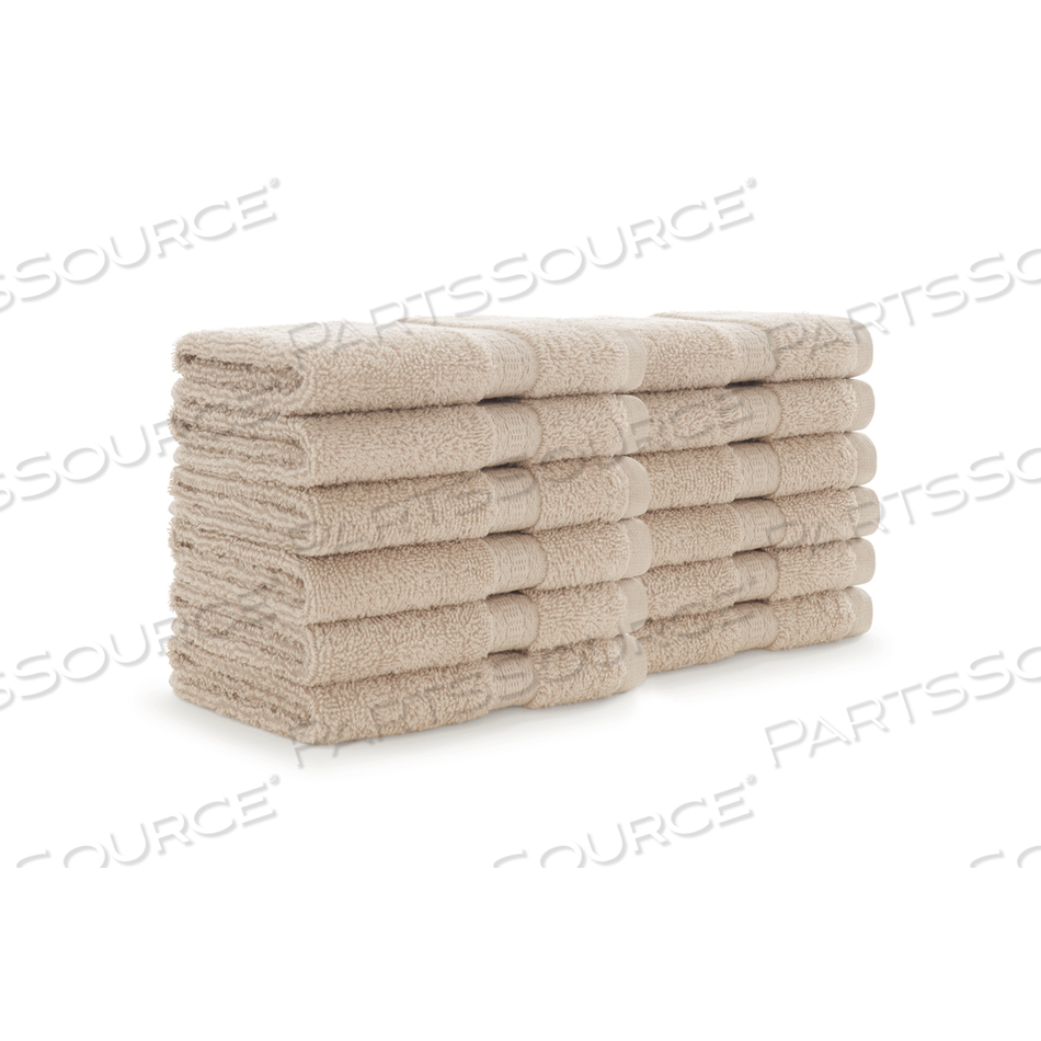 TRUE COLOR BEIGE WASH CLOTHS by Monarch Brands Inc.