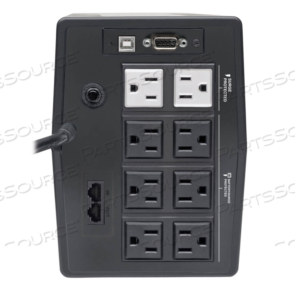 LINE-INTERACTIVE/SMART TOWER UPS, 120 V, 480 W, 50/60 HZ, MEETS CSA, FCC, UL by Tripp Lite