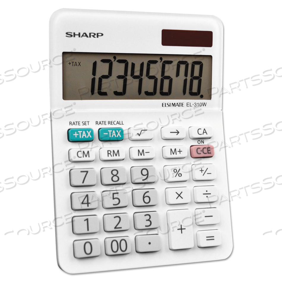 EL-310WB MINI DESKTOP CALCULATOR, 8-DIGIT LCD by Sharp Electronics Corporation EL-310WB MINI DESKTOP CALCULATOR, 8-DIGIT LCD by Sharp Electronics Corporation