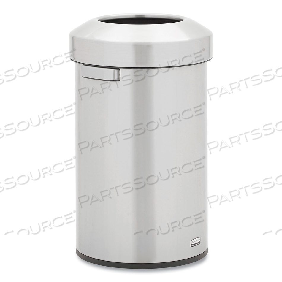 REFINE SERIES WASTE RECEPTACLE, 16 GAL, PLASTIC/STAINLESS STEEL by Rubbermaid Medical Division