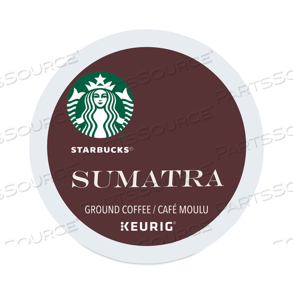 SUMATRA COFFEE K-CUPS, SUMATRAN, K-CUP, 24/BOX 