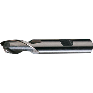 HG-2 HSS 2-FLUTE BRIGHT SQUARE SINGLE END MILL, 23/32" X 3/4" X 1-5/16" X 3-7/8" by Cle-Line