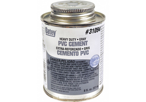 PVC CEMENT 8 OZ. GRAY by Oatey