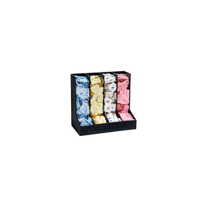 PACKETED CONDIMENT ORGANIZER, 4 SECTIONS, BLACK by Dispense Rite PACKETED CONDIMENT ORGANIZER, 4 SECTIONS, BLACK by Dispense Rite