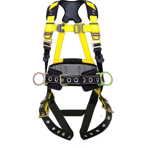 SERIES 3 HARNESS WITH WAIST PAD, TIE BACK LEGS, 3 D-RINGS, M-L by Guardian Fall Protection