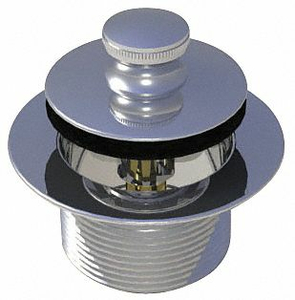 DRAIN STOPPER DIA. 2-7/8 BRASS CHROME by WCM Industries Inc.