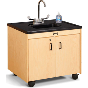 CLEAN HANDS HELPER PORTABLE SINK - 26" COUNTER - PLASTIC SINK by Jonti-Craft Inc