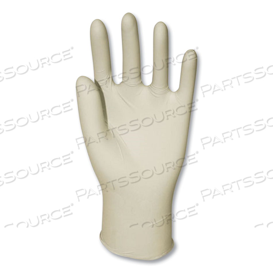 LATEX GENERAL-PURPOSE GLOVES, POWDER-FREE, LARGE, NATURAL, 1,000/CARTON 