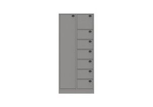 EVIDENCE LOCKER 36INW GRAY 8COMPARTMENTS by Sentinel