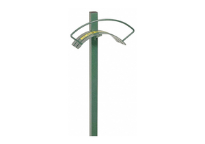 HOSE HANGER STEEL GREEN 5.5 IN D 11 IN W by Yard Butler