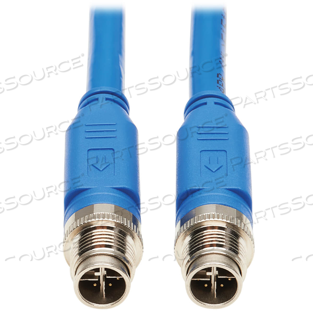 5M M12XCDE C6A FUTP M/M CBL by Tripp Lite