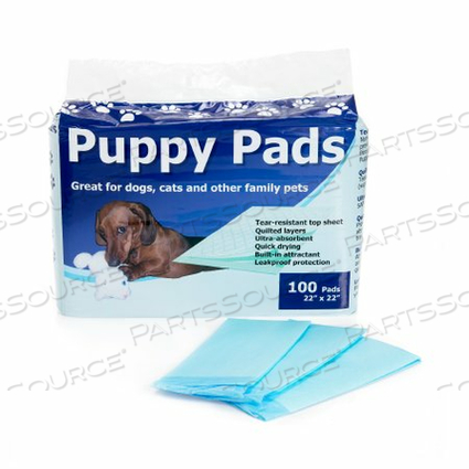 CYPRESS ABSORBENT PUPPY PAD WITH ATTRACTANT, 22 X 22 INCH (100 PER BAG) by McKesson CYPRESS ABSORBENT PUPPY PAD WITH ATTRACTANT, 22 X 22 INCH (100 PER BAG) by McKesson