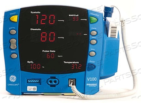 CARESCAPE V100, PATIENT- READY INCLUDES PRINTER & ALARIS TEMP 
