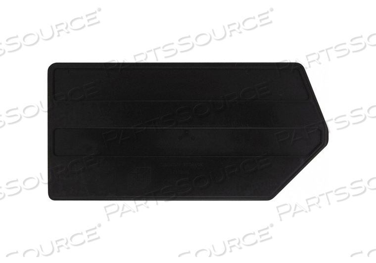 BIN DIVIDER BLACK PK6 by Quantum Storage Systems