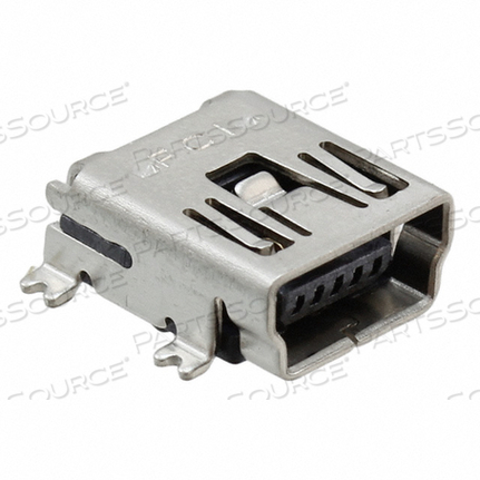 CONN MINI USB RCPT RA TYPE B SMD 