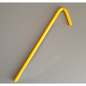 10" MINI TARP HOOK STAKE, YELLOW by Cutshaw Industries