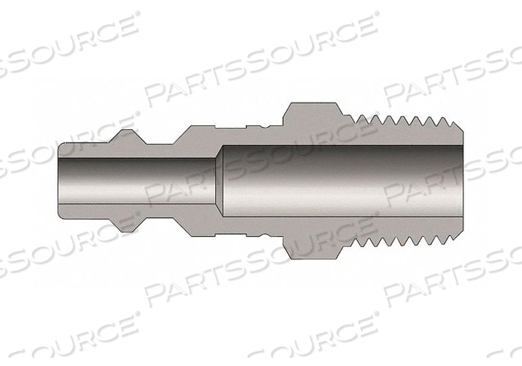 INDUSTRIAL MALE PLUG ST 1/2 NPTF 1/4 by Dixon Valve and Coupling