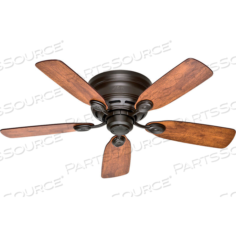 LOW PROFILE IV 42" INDOOR CEILING FAN - NEW BRONZE by Hunter Fan Co. / Casablanca Fand Co.