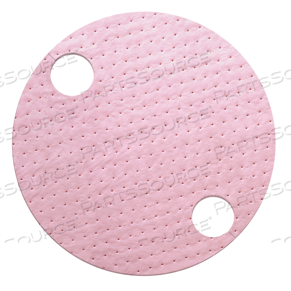 PIG HAZMAT CHEMICAL BARREL TOP ABSORBENT MAT by New Pig Corporation PIG HAZMAT CHEMICAL BARREL TOP ABSORBENT MAT by New Pig Corporation