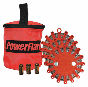D6164 LED SAFETY FLARE LED COLOR RED/AMBER by PowerFlare D6164 LED SAFETY FLARE LED COLOR RED/AMBER by PowerFlare