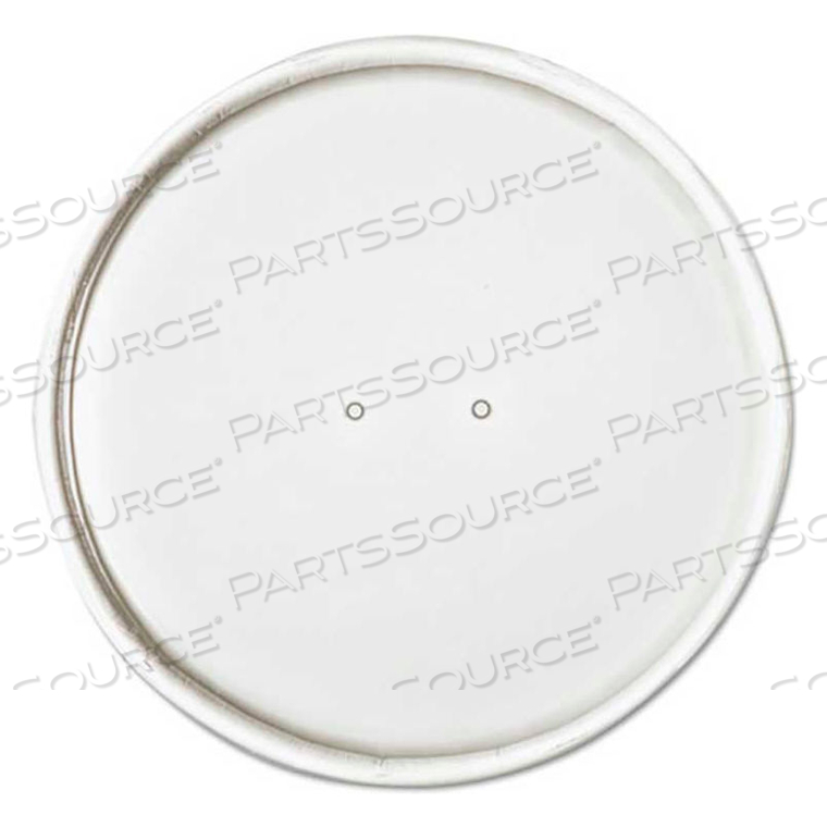 DART PAPER LIDS FOR 16 OZ. FOOD CONTAINERS, WHITE, VENTED, 3.9" DIA, 25/BAG, 20 BAGS/CTN by United Stationers Supply