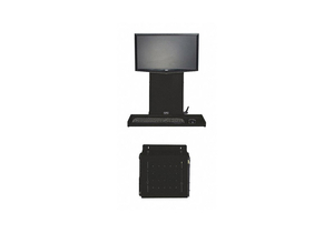 COMPUTER STATION ULTRA FLAT 25 W BLACK by Versa Products, Inc.