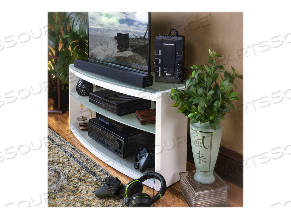 AVR SERIES CP800AVR, UPS, AC 90-140 V, 450 WATT, 800 VA, 9 AH, RS-232, USB, OUTPUT CONNECTORS: 8, BLACK by CyberPower AVR SERIES CP800AVR, UPS, AC 90-140 V, 450 WATT, 800 VA, 9 AH, RS-232, USB, OUTPUT CONNECTORS: 8, BLACK by CyberPower