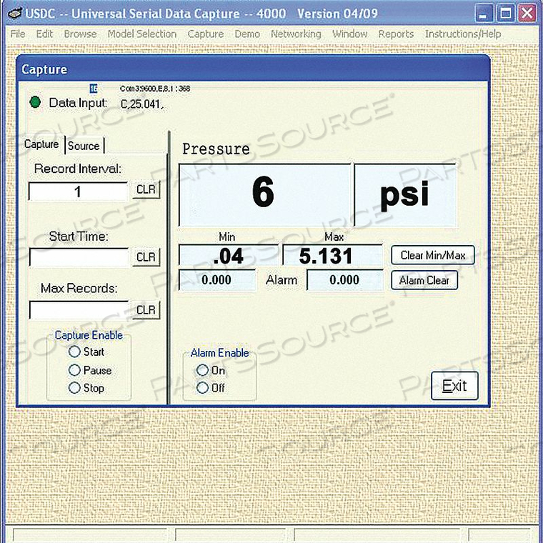 DATA ACQUISITION SYSTEM FOR MFR NO 6530 by Traceable