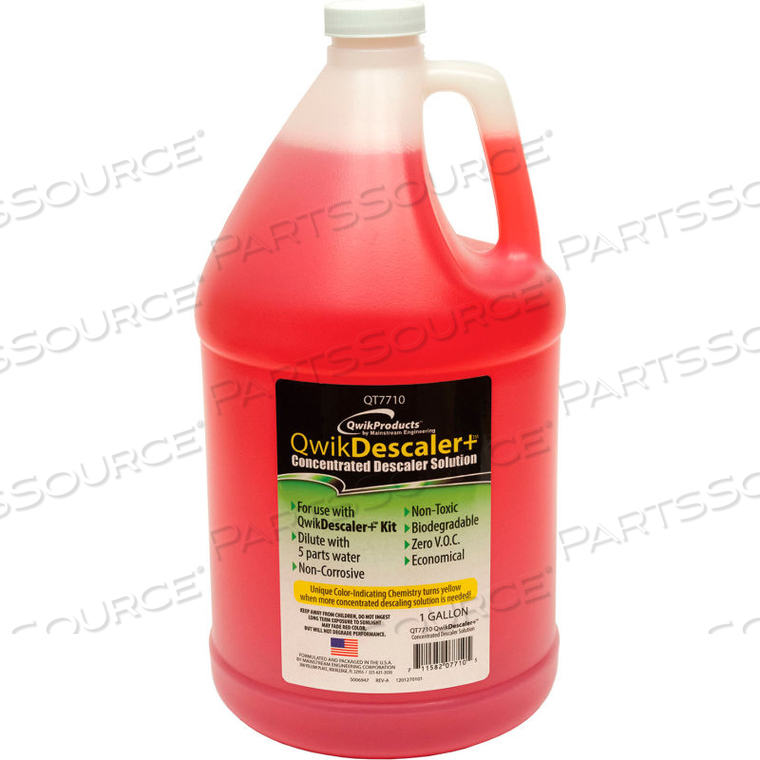 QWIKDESCALER+ CONCENTRATED DESCALER SOLUTION 1 GALLON by Qwikproducts