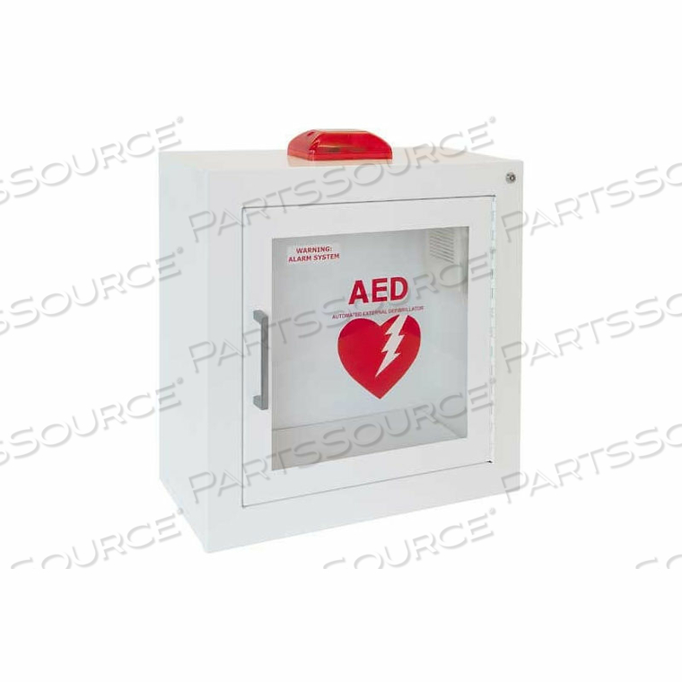AED CABINET SURFACE MOUNT, 85 DB SIREN & STROBE ALARM, STEEL by Activar Construction Products Group AED CABINET SURFACE MOUNT, 85 DB SIREN & STROBE ALARM, STEEL by Activar Construction Products Group