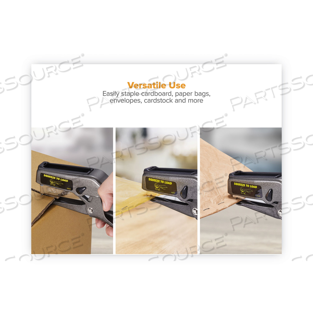 B8 XTREME DUTY PLIER STAPLER, 45-SHEET CAPACITY, 0.25" TO 0.38" STAPLES, 2.5" THROAT, BLACK by Bostitch