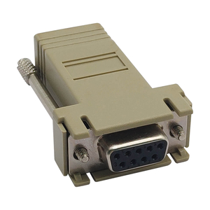 RJ45 FEMALE - DB9 FEMALE STRAIGHT THROUGH WIRING MODULAR SERIAL ADAPTER by Tripp Lite RJ45 FEMALE - DB9 FEMALE STRAIGHT THROUGH WIRING MODULAR SERIAL ADAPTER by Tripp Lite
