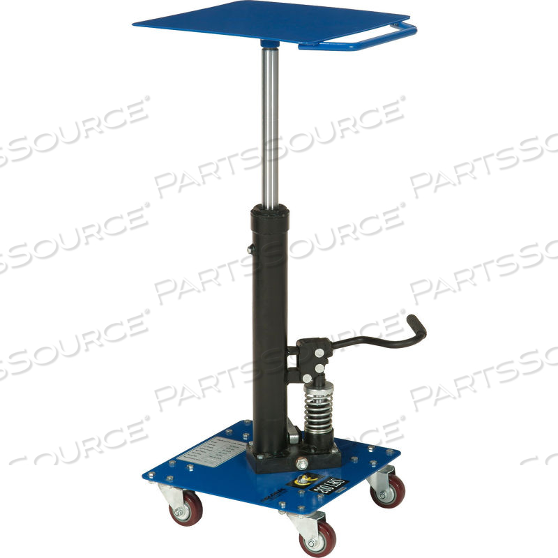 WORK POSITIONING POST LIFT TABLE FOOT CONTROL 200 LB. CAP. 16X16 PLATFORM by Approved Vendor WORK POSITIONING POST LIFT TABLE FOOT CONTROL 200 LB. CAP. 16X16 PLATFORM by Approved Vendor