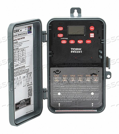 ASTRONOMIC TIME SWITCH, 32 ON/OFF OPERATIONS, SCREW MOUNT by Tork