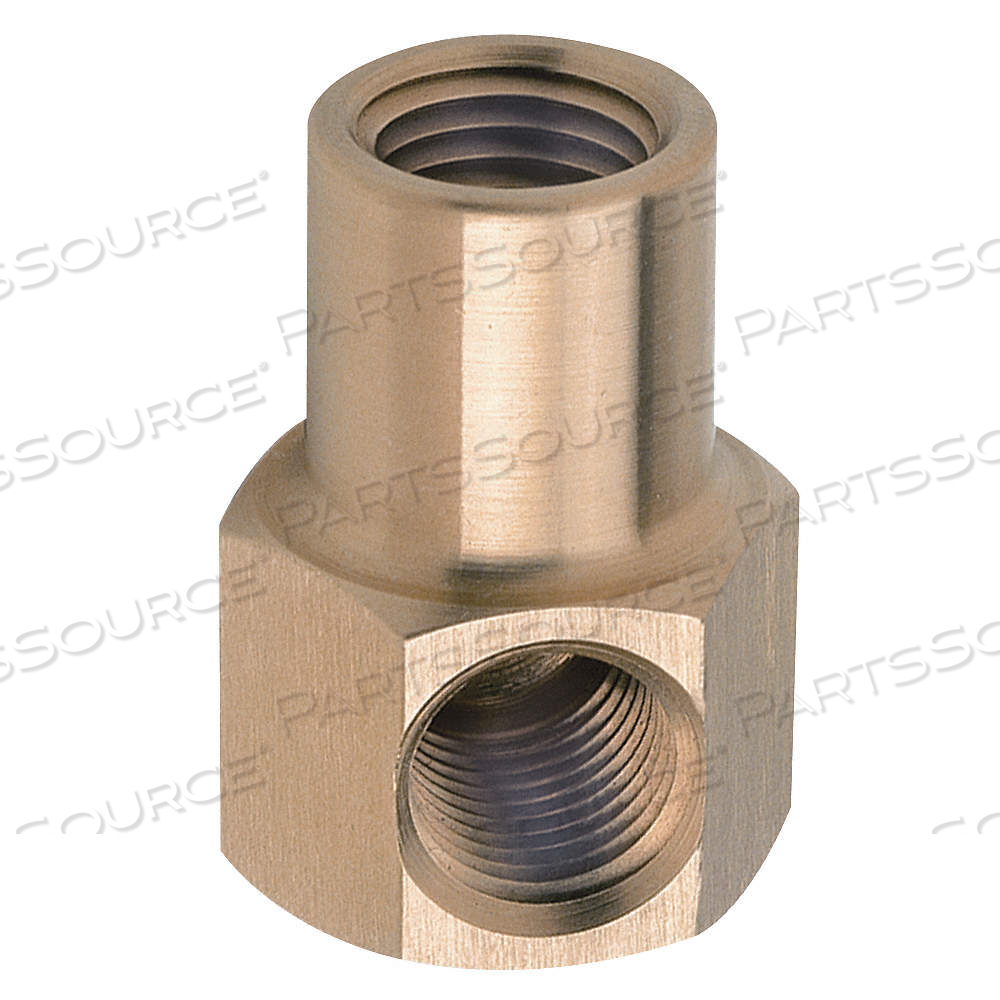 HEX ELBOW, BRASS, 1/8 IN X 1/8 IN FITTING PIPE SIZE, FEMALE NPT X FEMALE NPT, 1 IN OVERALL LG by Approved Vendor