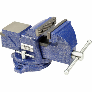 4" JAW WIDTH 2-1/4" THROAT DEPTH GENERAL PURPOSE BENCH VISE W/ SWIVEL BASE by Laizhou Hongyuan 4" JAW WIDTH 2-1/4" THROAT DEPTH GENERAL PURPOSE BENCH VISE W/ SWIVEL BASE by Laizhou Hongyuan