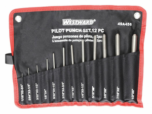 PILOT PUNCH SET ALLOY STEEL 12 PC by Westward