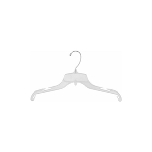 NAHANCO TOP HANGER-MOLDED NON-SLIP SHOULDERS, 15"L, BREAK RESISTANT, PKG QTY 100 by National Hanger Company Inc.