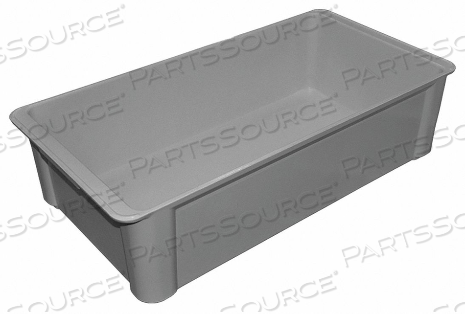 TOTELINE STACKING TOTE 808308 - 22-3/8"L X 12"W X 6"H, GRAY by Molded Fiberglass TOTELINE STACKING TOTE 808308 - 22-3/8"L X 12"W X 6"H, GRAY by Molded Fiberglass