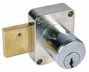 CABINET DEAD BOLT KEY 107 DULL CHROME by CompX