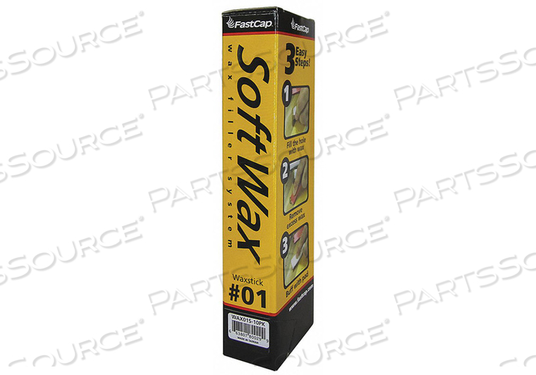 SOFT WAX FILLER SYSTEM 1 OZ WHITE PK10 by Fast Cap